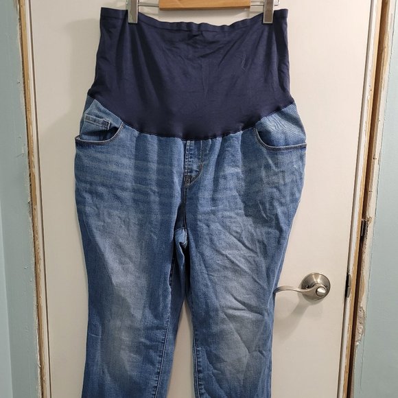Size 18 Short Old Navy Maternity Skinny Full Panel Jeans - Picture 1 of 9